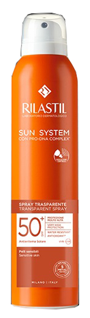 RILASTIL SUN SYSTEM TRASPARENT SPRAY SPF50+ 200 ML - farmasconti.eu