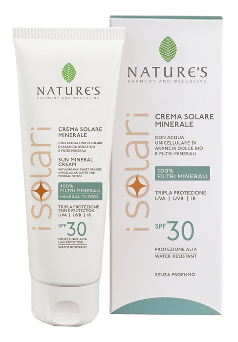 NATURE'S I SOLARI CREMA VISO CORPO MINERALE SPF30 100 ML - farmasconti.eu