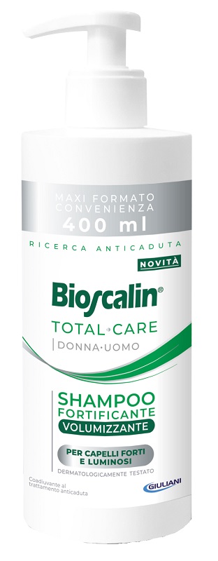 BIOSCALIN TOTAL CARE SHAMPOO FORTIFICANTE VOLUMIZZANTE 400 ML - farmasconti.eu