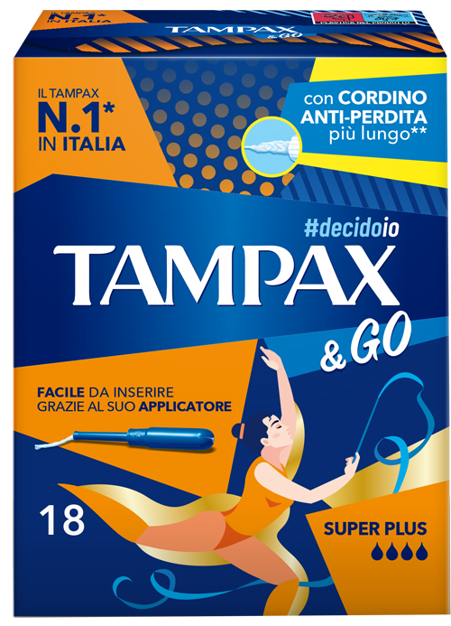 TAMPAX &GO SUPER PLUS 18 PEZZI - farmasconti.eu