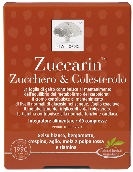 ZUCCARIN ZUCCHERO & COLESTEROLO 60 COMPRESSE - farmasconti.eu