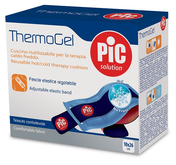 CUSCINO THERMOGEL TERAPIA CALDO FREDDO 10X26 CM CON FASCIA ELASTICA ITC - farmasconti.eu