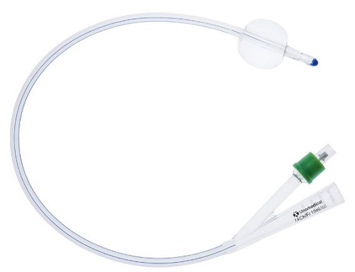 CATETERE FOLEY IN SILICONE 2 VIE DIAMETRO CH 18 PUNTA NELATON CON PALLONCINO 10 ML 1 PEZZO - farmasconti.eu