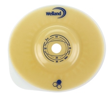 PLACCA PER UROSTOMIA CONVESSA RITAGLIABILE AURUM2 URO DIAMETRO 13-25 MM FLANGIA 45 MM 5 PEZZI - farmasconti.eu