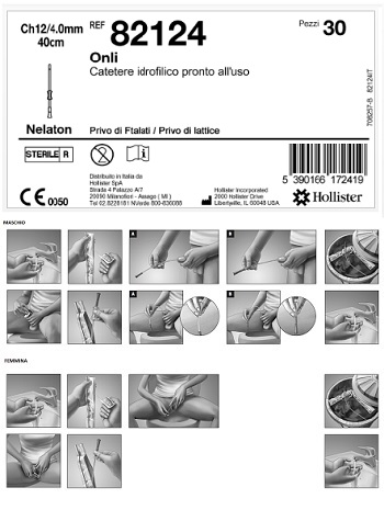CATETERE IDROFILICO ONLI PRONTO ALL'USO 40 CM CH 12 30 PEZZI - farmasconti.eu