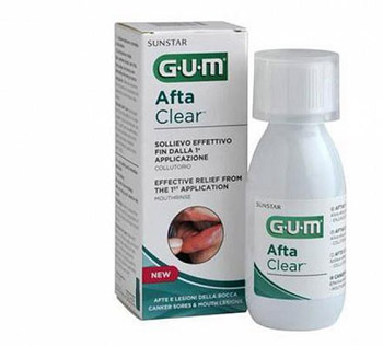 GUM AFTACLEAR RINSE 120 ML COLLUTORIO - farmasconti.eu