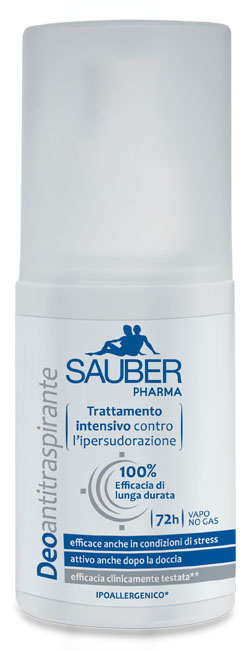 SAUBER ANTITRASPIRANTE 72 ORE VAPO - farmasconti.eu