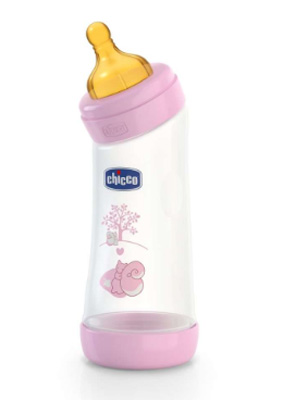 CHICCO BIBERON WELL BEING ANGOLATO IN POLIPROPILENE GIRL DA 250 ML NORMAL LATTICE - farmasconti.eu