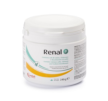 RENAL P MANGIME COMPLEMENTARE PER CANI E GATTI BARATTOLO 240 G - farmasconti.eu