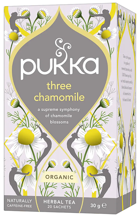 PUKKA THREE CHAMOMILE 40 G - farmasconti.eu