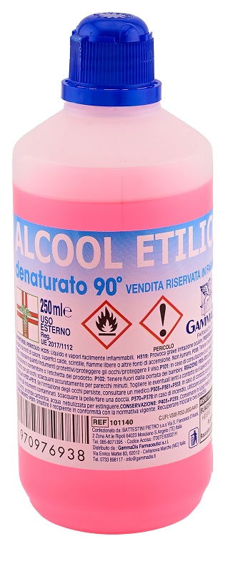ALCOOL ETILICO DENATURATO 90 GRADI 250 ML - farmasconti.eu