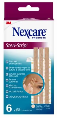 CEROTTO PER SUTURA STERI STRIP SKIN 6X75 MM 6 STRISCE - farmasconti.eu