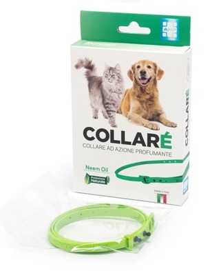 COLLARE' COLLARE PER CANI E GATTI AD AZIONE PROFUMANTE VERDE CON OLIO DI NEEM - farmasconti.eu