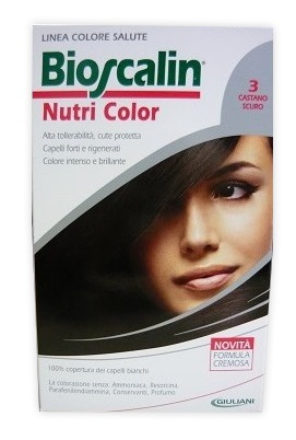 BIOSCALIN NUTRI COLOR 3 CASTANO SCURO SINCROB 124 ML - farmasconti.eu