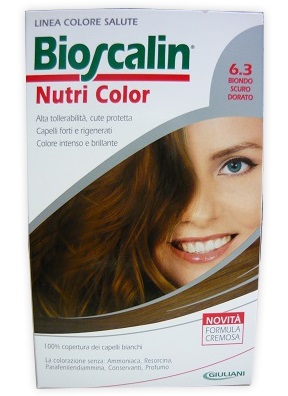 BIOSCALIN NUTRI COLOR 6,3 BIONDO SCURO DORATO SINCROB 124 ML - farmasconti.eu