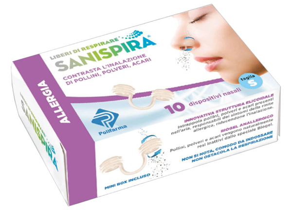 SANISPIRA ALLERGIA DISPOSITIVO NASALE 10 PEZZI TAGLIA L - farmasconti.eu
