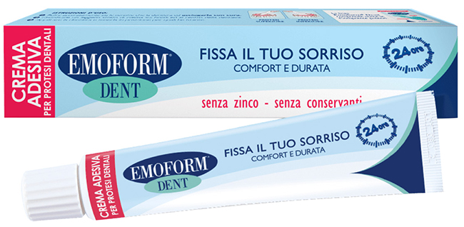 EMOFORM DENT CREMA ADESIVA PER PROTESI DENTALI 45 G PROMOZIONE - farmasconti.eu