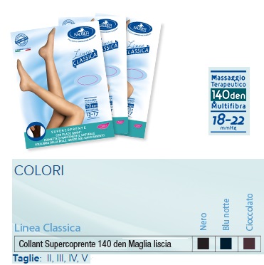 SAUBER COLLANT 140 DENARI SUPER COPRENTE MICRORETE CIOCCOLATO 2 LINEA CLASSICA - farmasconti.eu