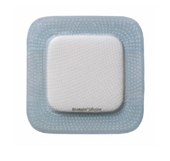 MEDICAZIONE BIATAIN IN SCHIUMA DI POLIURETANO CON BORDO ADESIVO IN SILICONE 10X20 CM 5 PEZZI - farmasconti.eu