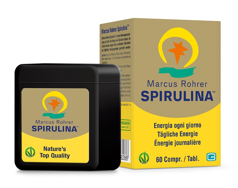 SPIRULINA MARCUS ROHRER TASCABILE 60 COMPRESSE - farmasconti.eu