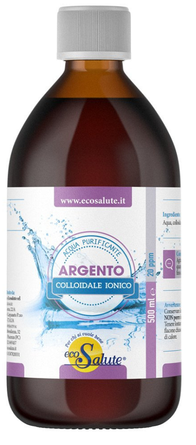 ARGENTO COLLOIDALE IONICO ACQUA 0,5 L - farmasconti.eu