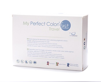 MY PERFECT COLON FAST TRAVEL LAVAGGIO INTESTINALE KIT COMPOSTO DA MY PERFECT COLON FAST + FILTRO CON ADATTATORE RUBINETTO+ ADATTATORE UNIVERSALE +CANNULA RETTALE 12 PEZZI +ASTUCCIO - farmasconti.eu