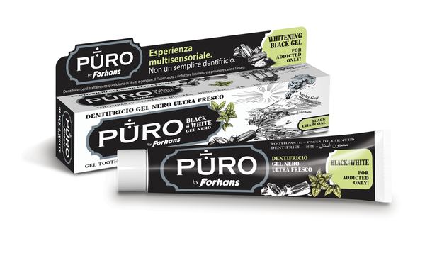 DENTIFRICIO FORHANS GEL BLACK4WHITE - farmasconti.eu