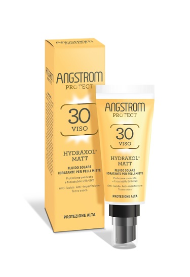 ANGSTROM PROTECT HYDRAXOL MATT FLUIDO SOLARE PROTEZIONE 30 PELLI MISTE 40 ML - farmasconti.eu