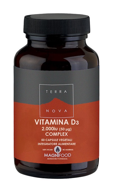 TERRANOVA COMPLESSO DI VITAMINA D3 2000 IU (50UG) 50 CAPSULE - farmasconti.eu