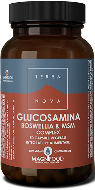 TERRANOVA COMPLESSO DI GLUCOSAMINA BOSWELLIA E MSM 50 CAPSULE - farmasconti.eu
