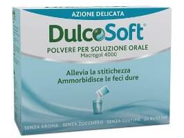 DULCOSOFT POLVERE PER SOLUZIONE ORALE 20 BUSTINE - farmasconti.eu