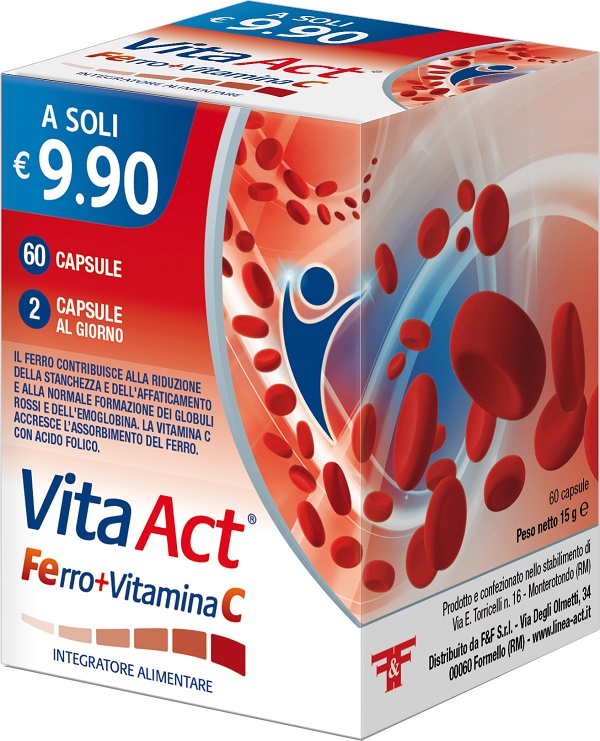 VITA ACT FERRO+VITAMINA C 60 CAPSULE - farmasconti.eu