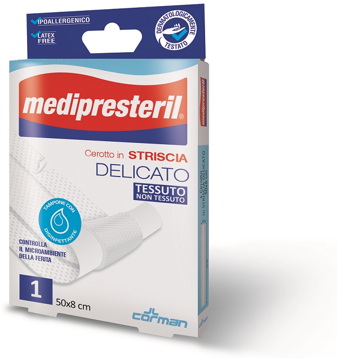 CEROTTO IN STRISCIA MEDIPRESTERIL FLESSIBILE 50X8CM - farmasconti.eu