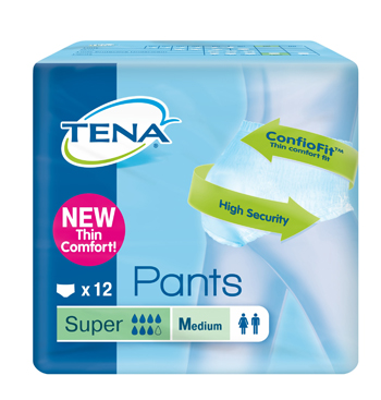 PANNOLONE PULL UP TENA PANTS SUPER TAGLIA MEDIUM 12 PEZZI - farmasconti.eu