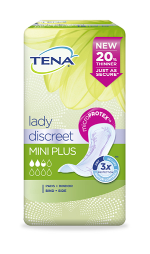 PANNOLONE SAGOMATO TENA DISCREET MINI PLUS 16 PEZZI - farmasconti.eu