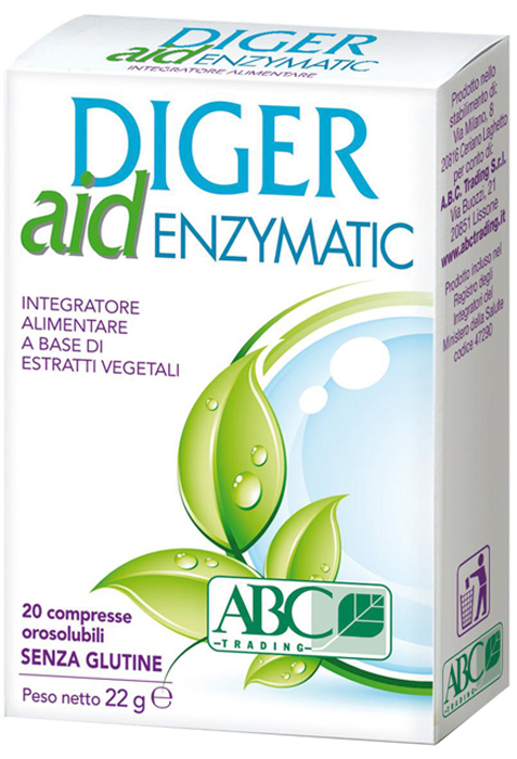DIGER AID ENZYMATIC 20 COMPRESSE - farmasconti.eu