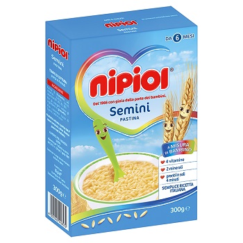 NIPIOL PASTINA SEMINI 300 G - farmasconti.eu