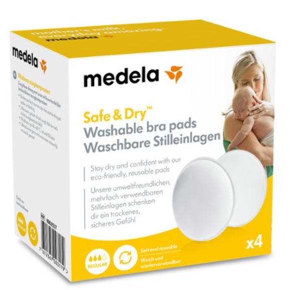SAFE & DRY COPPETTA ASSORBILATTE LAVABILE 4 PEZZI - farmasconti.eu