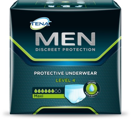 MUTANDINA ASSORBENTE MASCHILE TENA MEN LIVELLO 4 TAGLIA LARGE 10 PEZZI - farmasconti.eu