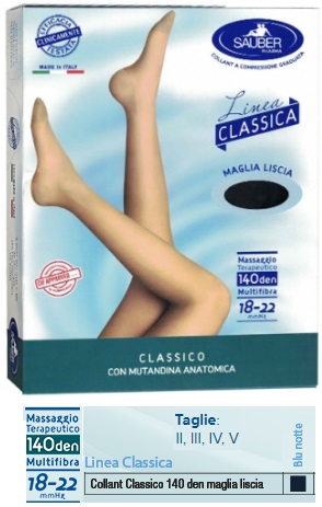 SAUBER CLASSICO COLLANT 140 DENARI MAGLIA LISCIA BLU NOTTE 3 - farmasconti.eu