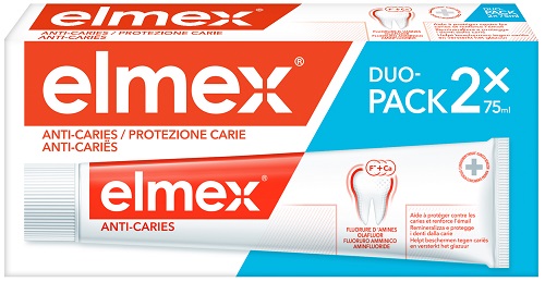 ELMEX PROTEZIONE CARIE 2 X 75 ML - farmasconti.eu
