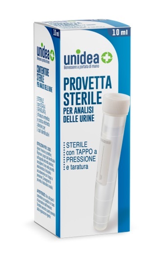 UNIDEA PROVETTA STERILE PER ANALISI URINE 10 ML - farmasconti.eu
