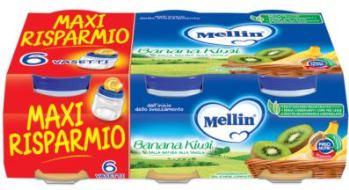 MELLIN OMOGENEIZZATO BANANA KIWI 6 X 100 G - farmasconti.eu