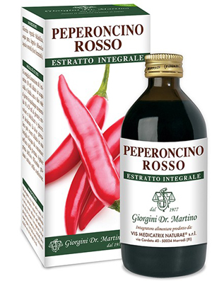 PEPERONCINO ROSSO ESTRATTO INTEGRALE 200 ML - farmasconti.eu