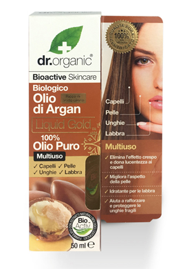 DR ORGANIC ARGAN 100% PURE OIL OLIO PURO 50 G - farmasconti.eu