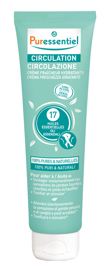 PURESSENTIEL CREMA CIRCOLAZIONE FRESCHEZZA IDRATANTE GAMBE EI STANCHI 100 ML - farmasconti.eu