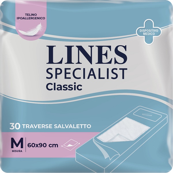 TRAVERSA ASSORBENTE LINES SPECIALIST CLASSIC MISURA 60X90 CM 30 PEZZI - farmasconti.eu