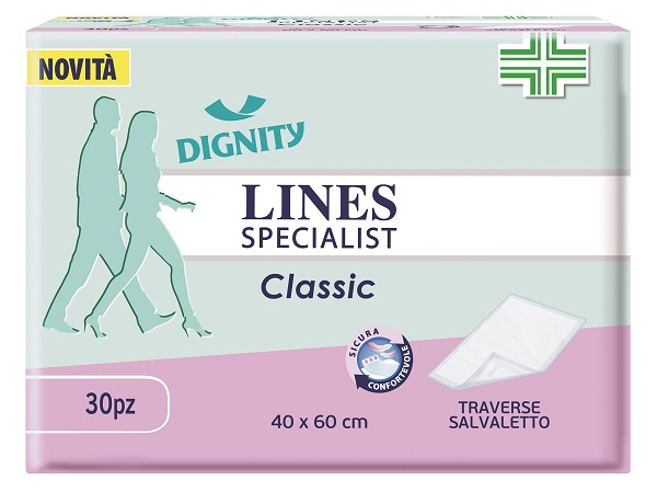 TRAVERSA PER INCONTINENZA LINES SPECIALIST CLASSIC 40X60 CM 30 PEZZI - farmasconti.eu