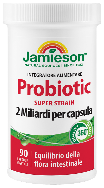 JAMIESON PROBIOTIC SUPER STRAIN 90 CAPSULE VEGETALI - farmasconti.eu