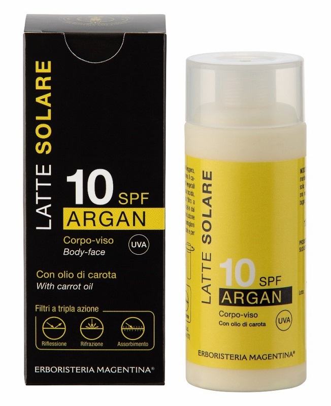 SOLARE ARGAN 10SPF 125 ML LATTE - farmasconti.eu